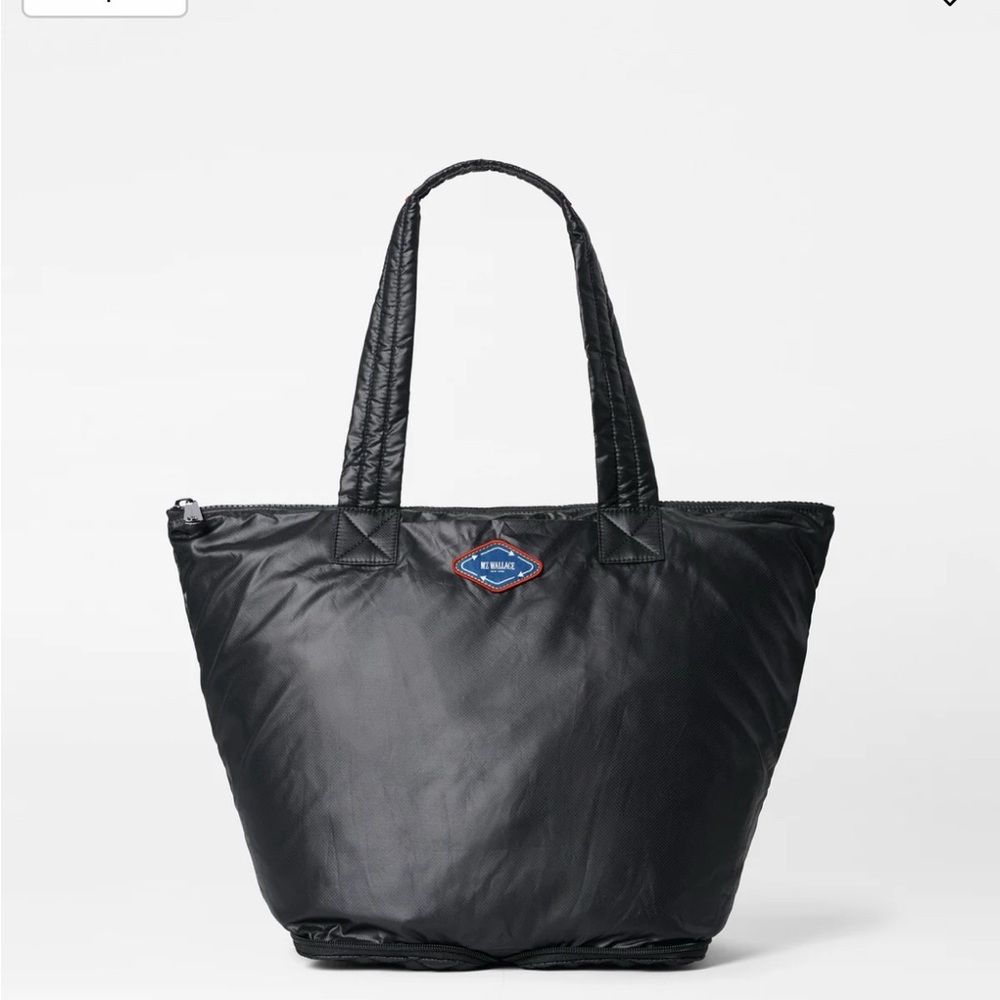 MZ Wallace Black Quilted Tote